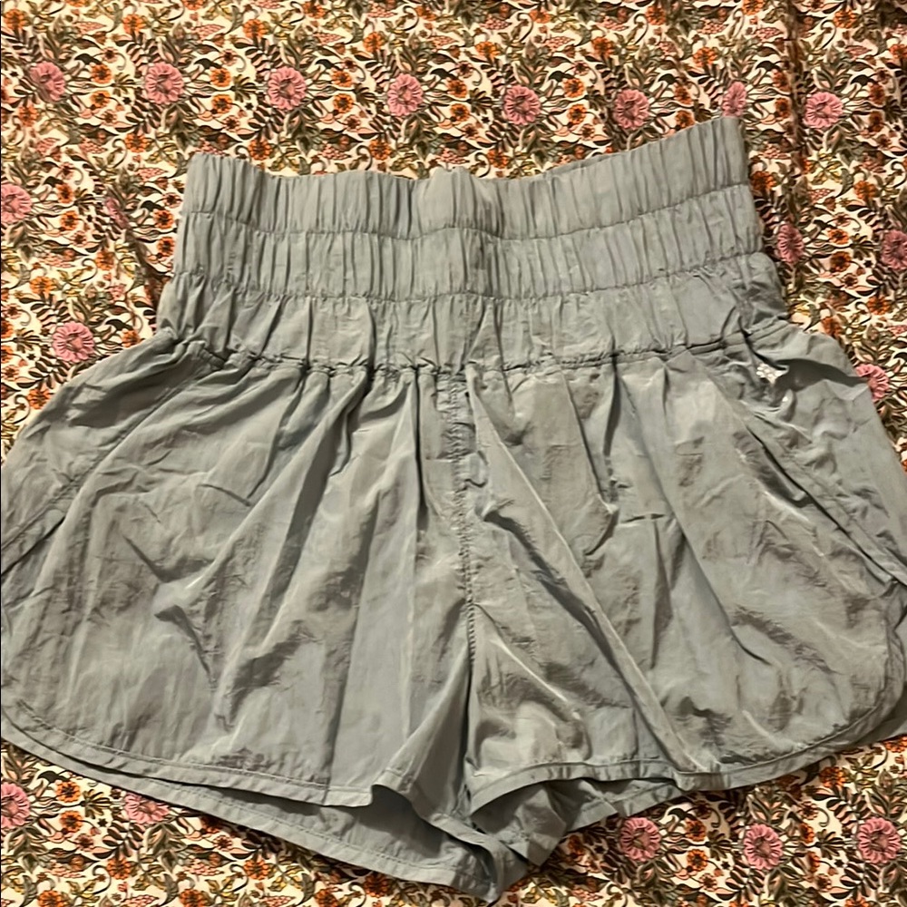 FP Movement High Waist Shorts Lightweight Elastic Waist